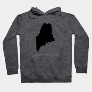 Maine Black Hoodie